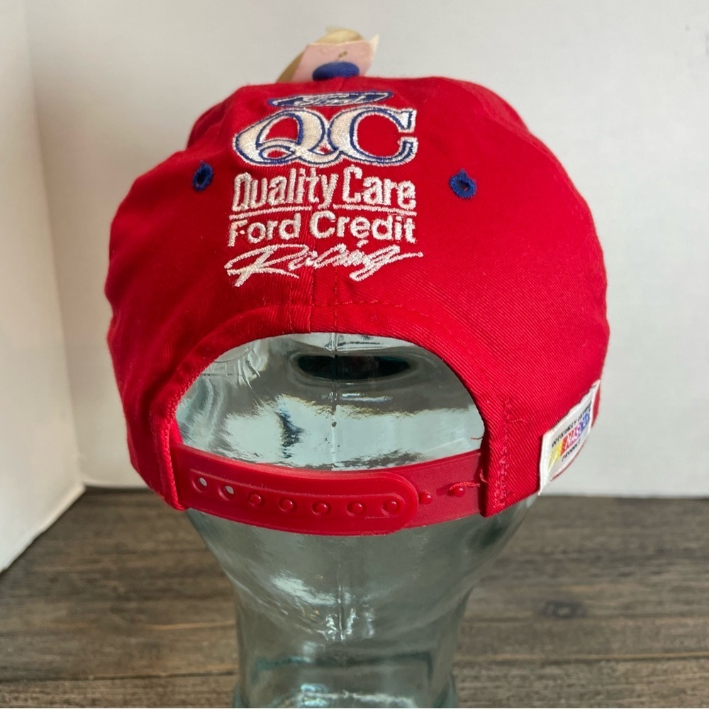 NASCAR Red Hat with Logo Patch. Dale Jarrett. NWT. Cap. Race Day Apparel. - Picture 4 of 12